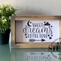 Sweet Dreams Little One Stencil
