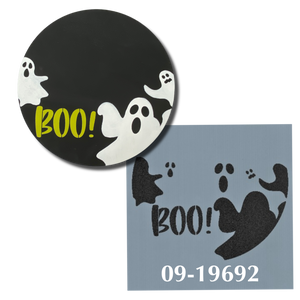 Boo Ghosts Stencil