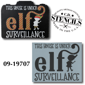 Elf Surveillance Stencil