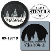 Have Yourself a Merry Little Christmas Stencil
