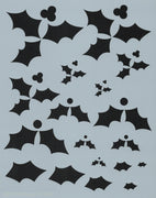 Holly and Berries Stencil