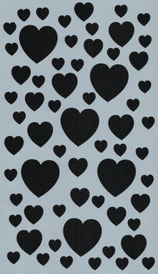 Heart Background Stencil