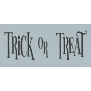 Trick or Treat Stencil