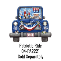 Patriotic Ride Stencil