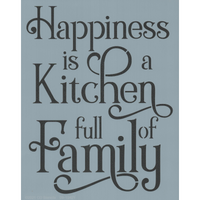 Kitchen Full of Family Stencil