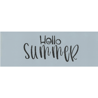 Hello Summer Stencil
