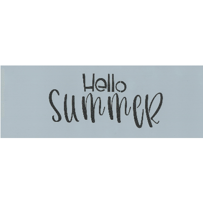 Hello Summer Stencil