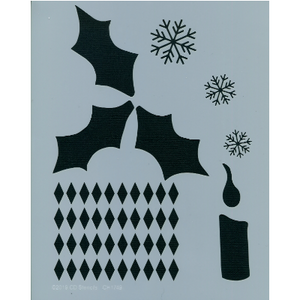 Chris Haughey's Victorian Holiday Background Basecoat Stencil