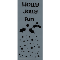 Holly Jolly Fun Elf Stencil