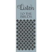 Listen to the Birds Stencil