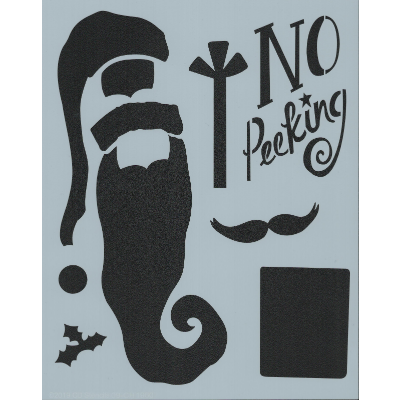 No Peeking Stencil