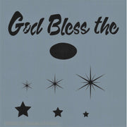 Patriotic Gnome Stencil