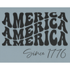 America America America 1776 Stencil
