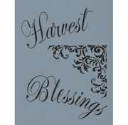Harvest Blessings Stencil