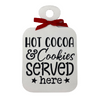 Hot Cocoa and Cookies Served Here Stencil