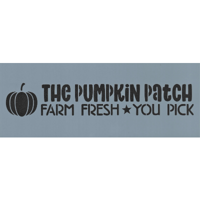 The Pumpkin Patch Stencil