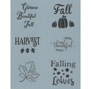 Word Blocks: Fall Stencil