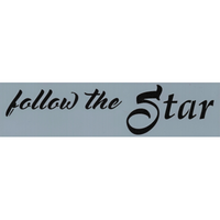 Follow the Star Stencil