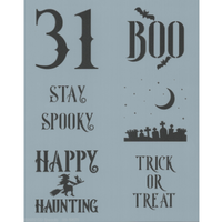 Word Blocks: Halloween Stencil