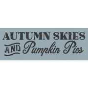 Autumn Skies Stencil