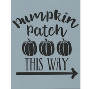 Pumpkin Patch This Way Stencil