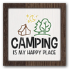 Camping is My Happy Place Stencil