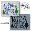 Let's Sleep Under the Stars Stencil