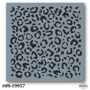 Leopard Background Stencil