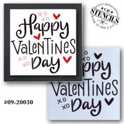 Happy Valentine's Day XO Stencil
