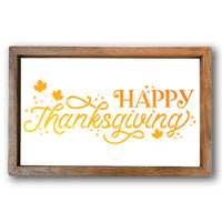Happy Thanksgiving Stencil