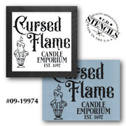 Cursed Flame Candle Emporium Stencil