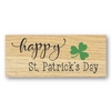 Happy St. Patrick's Day - Clover Stencil