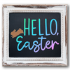 Hello, Easter Stencil