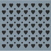 Hearts and Dots Background Stencil