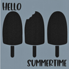 Hello Summertime Stencil