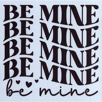 Be Mine Waves Stencil