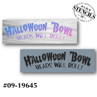 Halloween Bowl Stencil