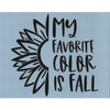 My Favorite Color is Fall Stencil