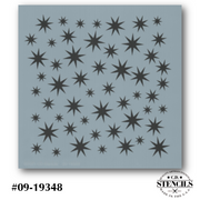 Starburst Background Stencil