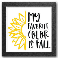 My Favorite Color is Fall Stencil