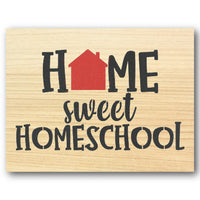 Home Sweet Homeschool Stencil