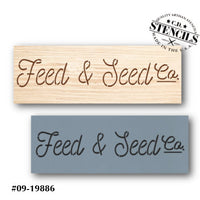 Feed and Seed Co. Stencil
