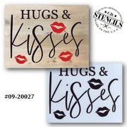 Hugs & Kisses Stencil