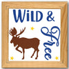 Wild & Free Stencil