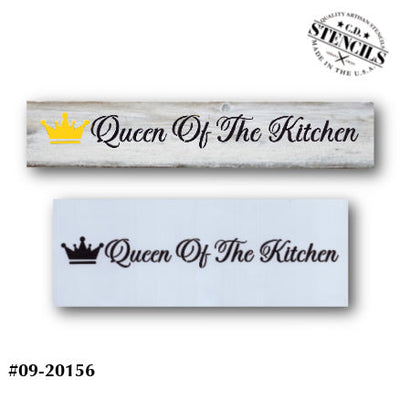 Queen of the Kitchen Stencil