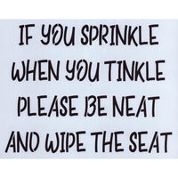 If You Sprinkle Stencil