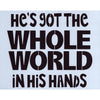 He's Got the Whole World in His Hands Stencil