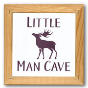 Little Man Cave Stencil