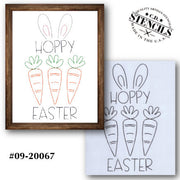 Hoppy Easter Stencil