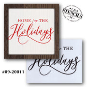 Home for the Holidays Stencil